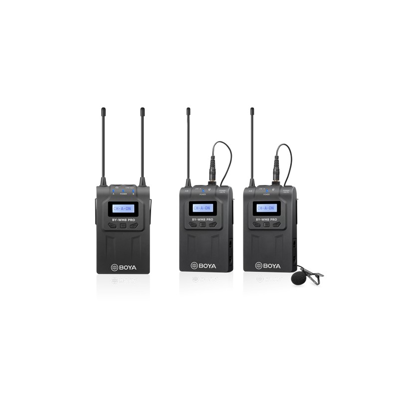 UHF Dual-Channel Wireless Microphone System